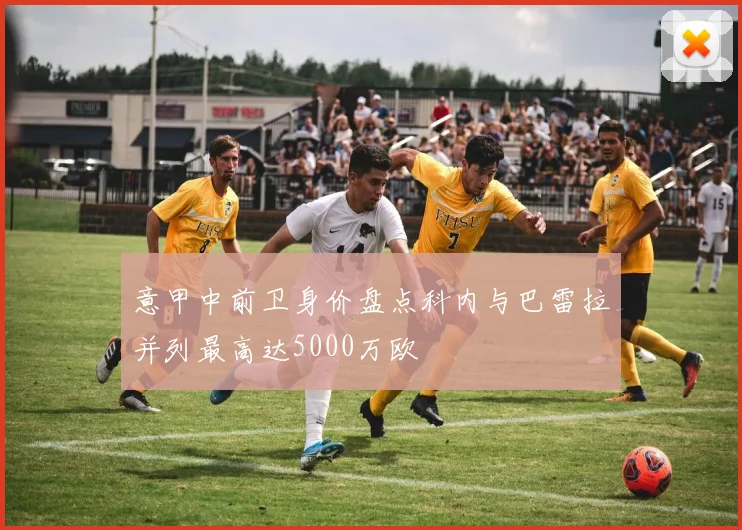 意甲中前卫身价盘点科内与巴雷拉并列最高达5000万欧