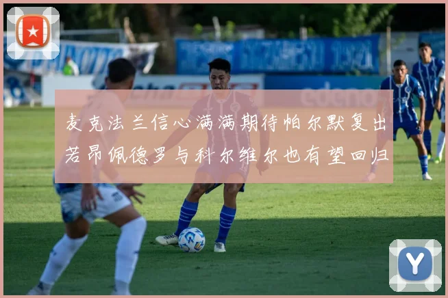 麦克法兰信心满满期待帕尔默复出若昂佩德罗与科尔维尔也有望回归